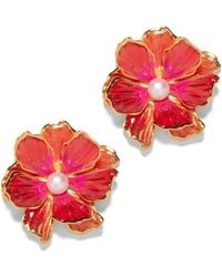 The Pink Reef - Small Double Florals - Lyst