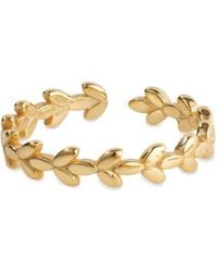 Elk & Bloom - Promise Leaf Stacking Ring - Lyst