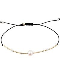 Corina Mardari Jewelry - Handmade Culture Pearls Filled Adjustable Bracelet - Lyst
