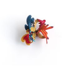 Nana Watanabe - Wetland Sculptural Layered Embroidered Earring - Lyst