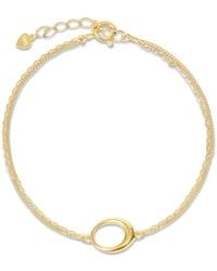 Esterah - Open Circle Bracelet - Lyst
