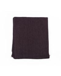 Variously - Resin Dark Hand Woven Soft Linen Silk Scarf - Lyst