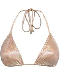 Enez Swim - Neutrals Nova Triangle Bikini Top - Lyst