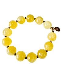 Lexi Jewelry - Golden Glow Calcite Bracelet - Lyst