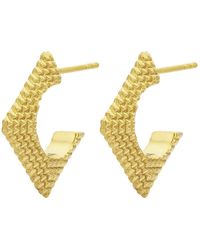 Zoe & Morgan - Cusco Hoop Earrings - Lyst