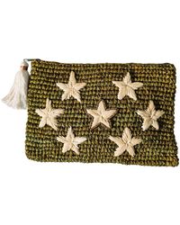 OhSun - Starr Raffia Clutch - Lyst