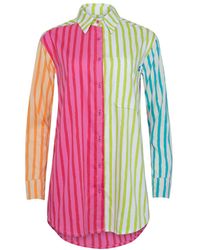 STATE OF GEORGIA - The Sunny Side Up Stripe Shirt Multi Colour Stripes - Lyst