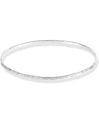 Dower & Hall - Fine Hammered Nomad Bangle - Lyst