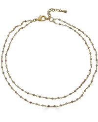 Loni Paul Jewelry - Two Strand Delicate Berry Quartz Necklace - Lyst