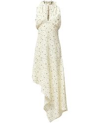Audrey Vallens - Neutrals Bloom Scarf Dress - Lyst