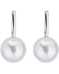 Ora Pearls - Aetis X Large Pearl Hoop Earrings - Lyst