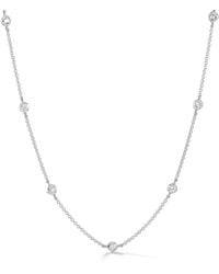 Dower & Hall - Sapphire Dewdrop Chain Necklace - Lyst