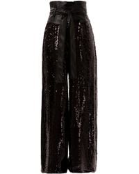 Julia Allert - Occasion Palazzo Sequin Trousers - Lyst