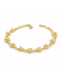 Unaloe - Vermeil Rose Chain Bracelet Cariba – Handmade Italian Charm Jewelry - Lyst