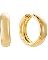 Nazzar - Large Tube Hoop Earrings - Lyst