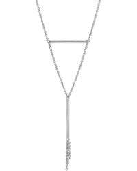 Gold & Honey - Tassel & Bar Y-Necklace - Lyst