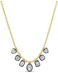 SHYMI - Dangling Stones On Beaded Ball Chain - Lyst