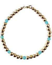 Herself Collections - Bead And Amazonite Stone Bracelet - Lyst
