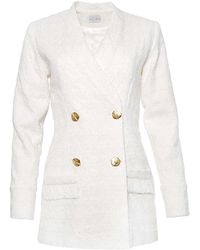 ADIBA - Pearl Fitted Long Blazer - Lyst