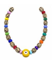 Eyeconic by Samar Ajram - Funky Evil Eye Colorful Beads Necklace - Lyst