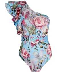 Nur Karaata - Begonia Blu Swimsuit - Lyst