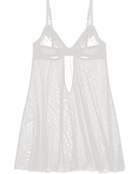 Journelle - Odette Open Cup Chemise Blanc - Lyst