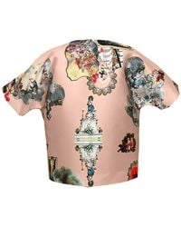 Maxjenny - Cropped Jacket With Bow - Lyst