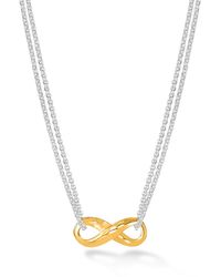 Dower & Hall - Entwined Infinity Pendant - Lyst