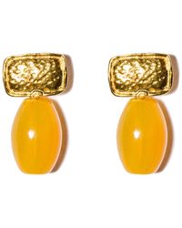 Kybele Studio - Agate Drop Earrings - Lyst