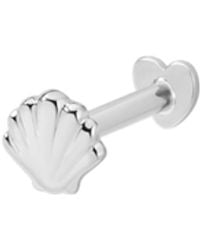 Vanhi - 14K Solid Shell Flat Back Stud - Lyst