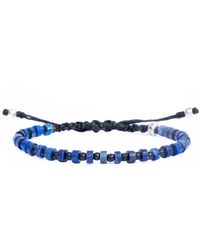 Harbour Uk - Orion Lapis Lazuli Rope Bracelet - Lyst