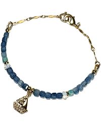 Rachel Nathan - Remix Mini: Santa Maria Aquamarine & Sail Boat Bracelet - Lyst