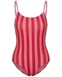 Lime Ricki Swimwear - Ruby Stripe Tank One-Piece - Lyst