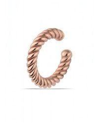 Spero London - Twisted Sterling Ear Cuff No Piercing - Lyst