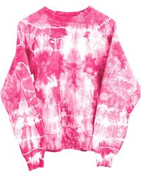 Zenzee - Barbie Bubblegum Tie Dye Reconstructed Sweatshirt - Lyst