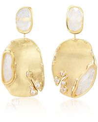 Rare Matters Jewelry - Clear Quartz Drop Earrings - Lyst
