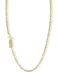 Argento Vivo - The Pave Toggle Link Necklace - Lyst