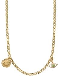 Alexie of Athens - Double Vision Evil Eyes Charm Chain - Lyst
