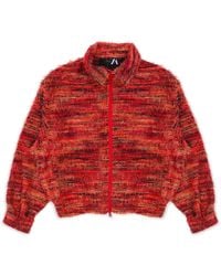 Madebyza - Vibrant Textured Knit Jacket - Lyst