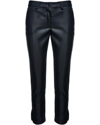 Conquista - Faux Leather Pants - Lyst