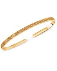 SALLY SKOUFIS - Destiny Palm Cuff With Made Champagne Diamonds - Lyst