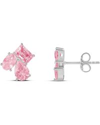 SHYMI - Multi Shape Three Stone Studs - Lyst