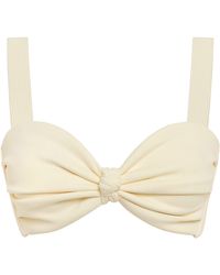 Montce - Cream Rib Hayden Bikini Top - Lyst