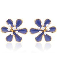 Milou Jewelry - Scarlet Flower Earrings - Lyst