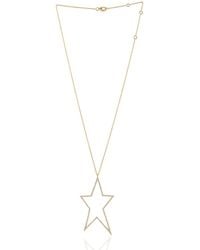 Artisan - Radiant Starlight 14k Yellow Gold Natural White Diamond Star Necklace - Lyst