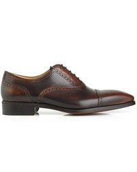 Mariano Shoes - Montemor Oxford Dark Cognac - Lyst