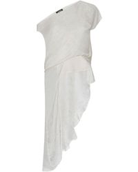 LAHIVE - Neutrals Elizabeth Silk Jacquard Blouse - Lyst