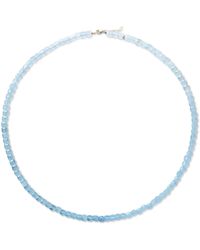 Bombyx House - Aquamarine Ombre Cubist Necklace - Lyst