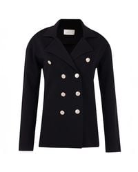 Peraluna - Katherine Standard Cut Knit Blazer - Lyst
