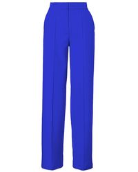 BLUZAT - Electric Straight-cut Trousers With Stripe Detail - Lyst